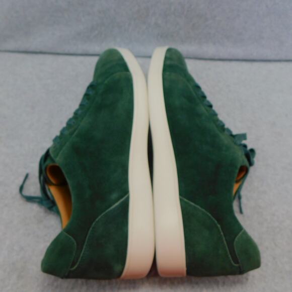 Kenneth Cole Gentle Soles Ryder Hunter Green Leather Sneakers Mens Size 11 New - Picture 3 of 9